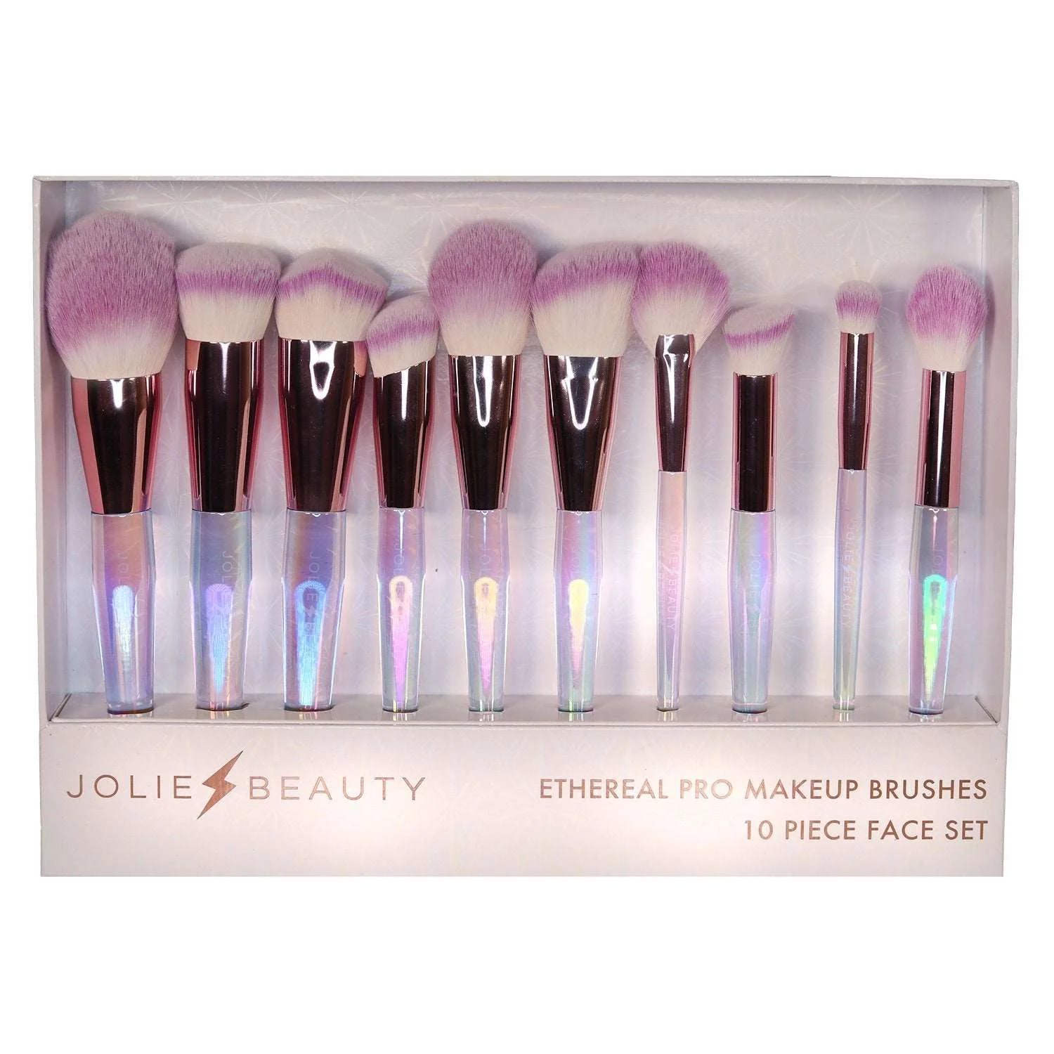 Ethereal PRO Face Makeup Brush Set (10 Pieces) - Image 3