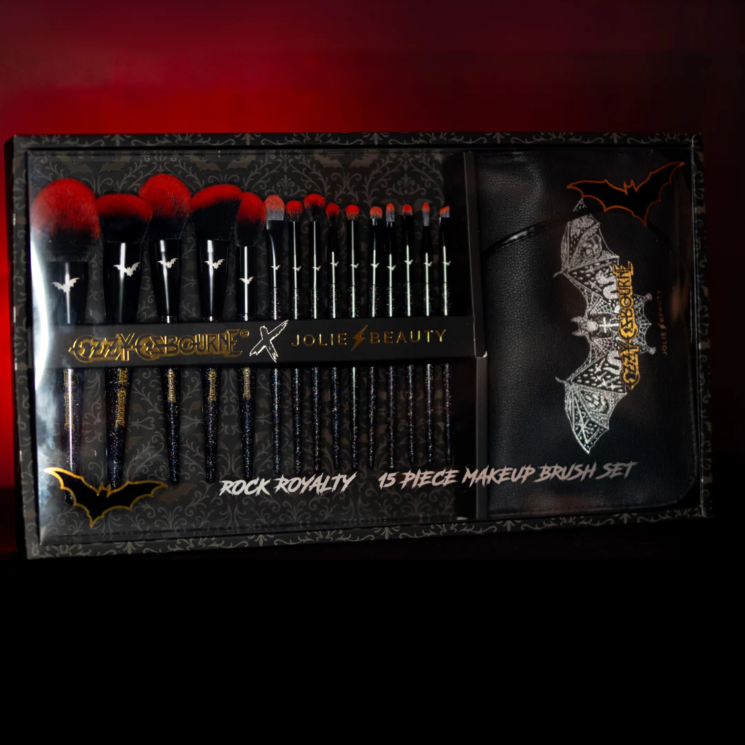 Ozzy Osbourne X Jolie Beauty  - ROCK ROYALTY Makeup Brush Set - Image 5